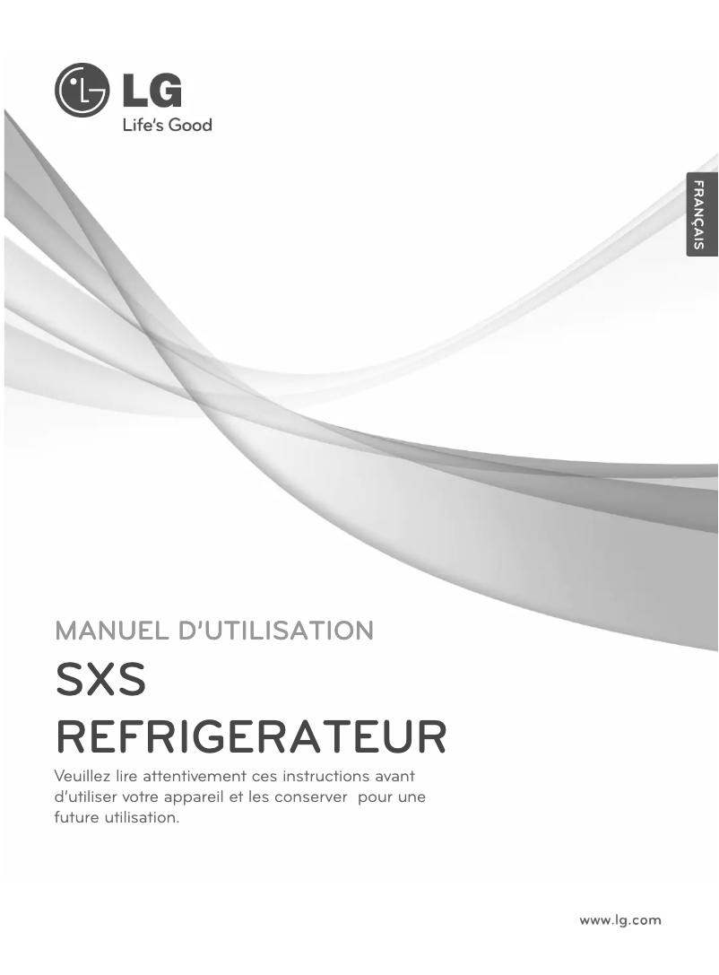 Page 1 de la notice Manuel utilisateur LG GW-P6127AC