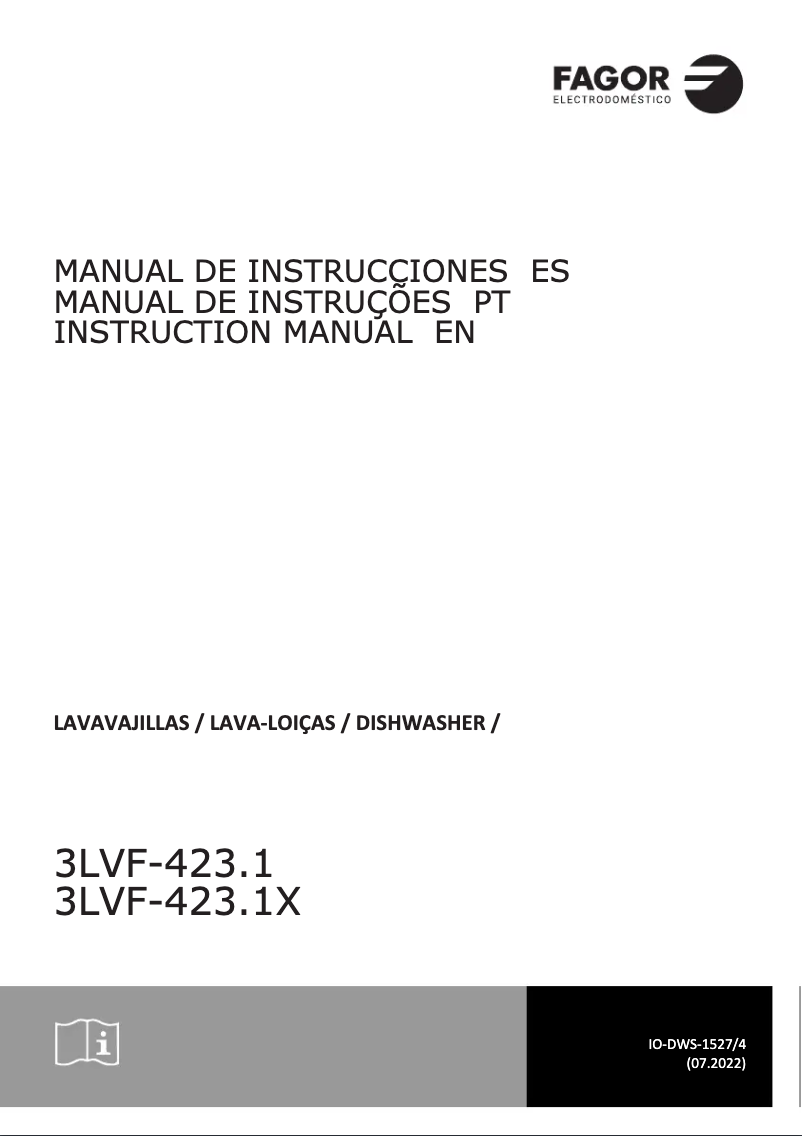 Page n°1 - Manuel utilisateur Fagor 3LVF-423.1