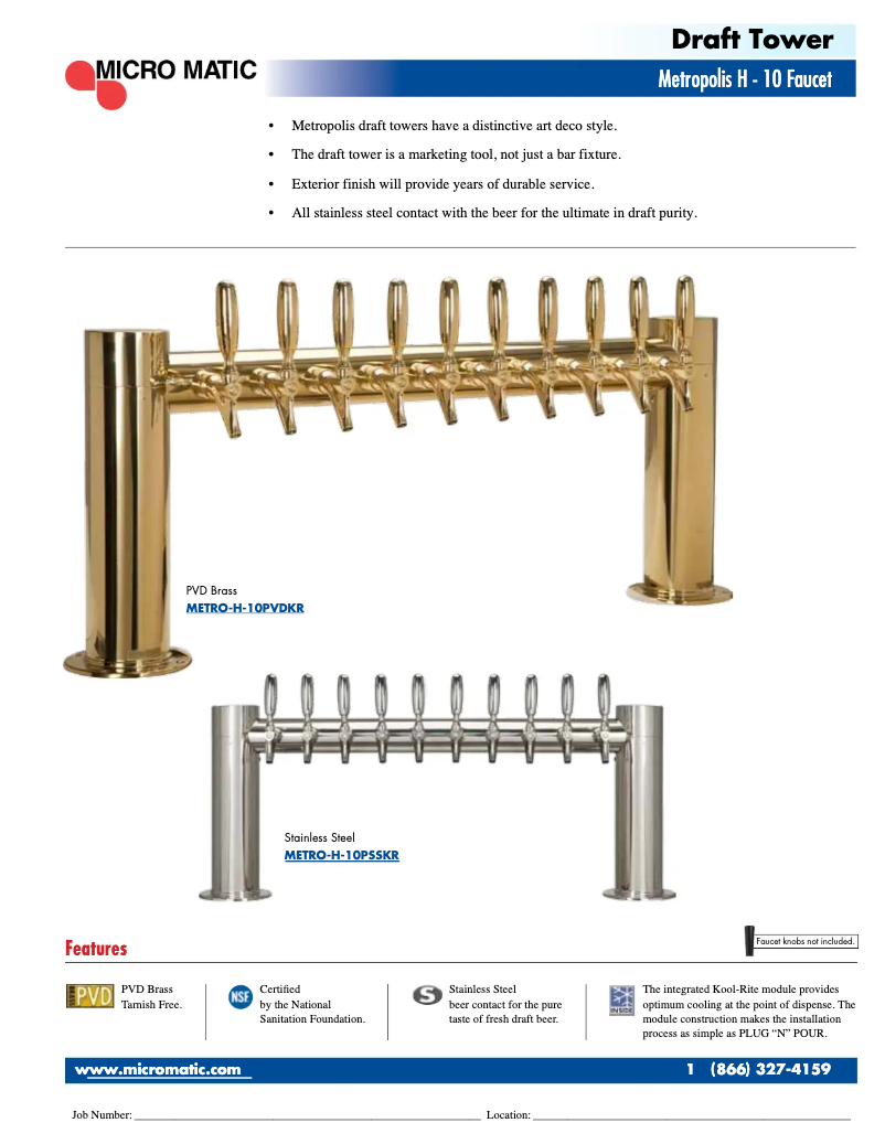 Image de la première page du manuel de l'appareil METRO-H-10KR