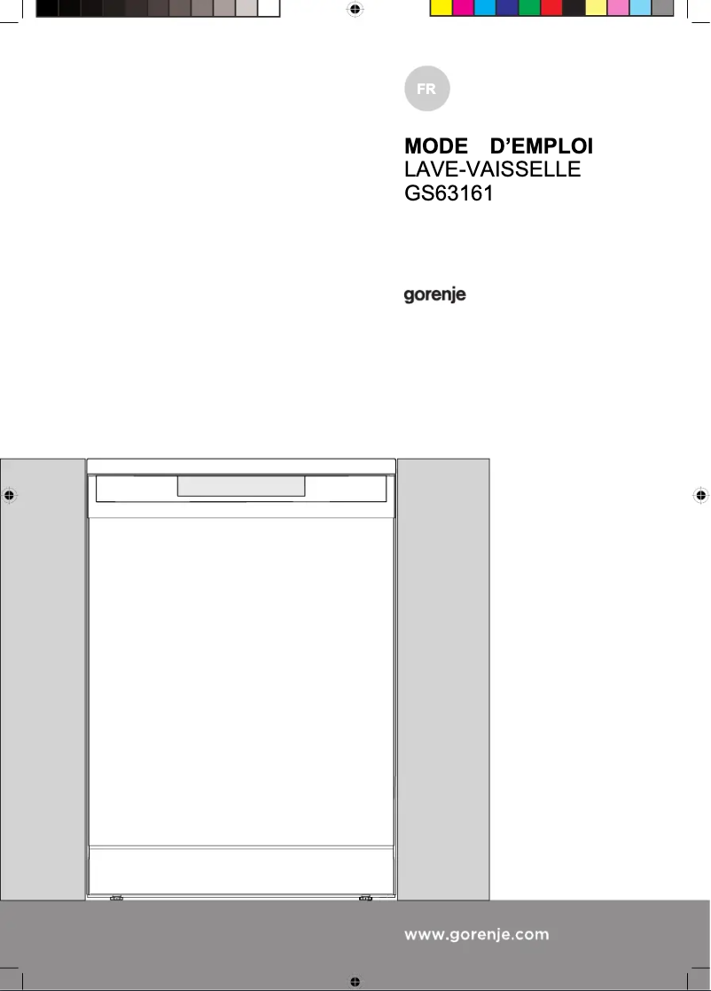 Page n°1 - Manuel utilisateur Gorenje GS63161S