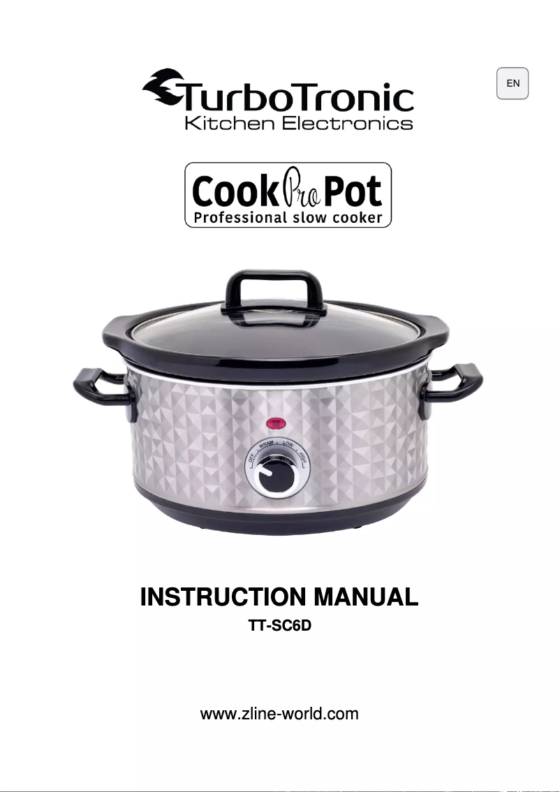 Image de la première page du manuel de l'appareil Cook Pro Pot TT-SC6D