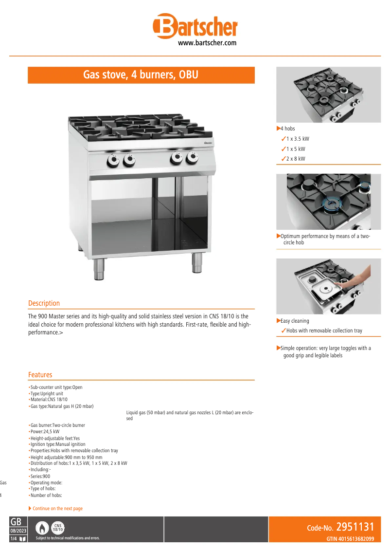 Image de la première page du manuel de l'appareil 2951131