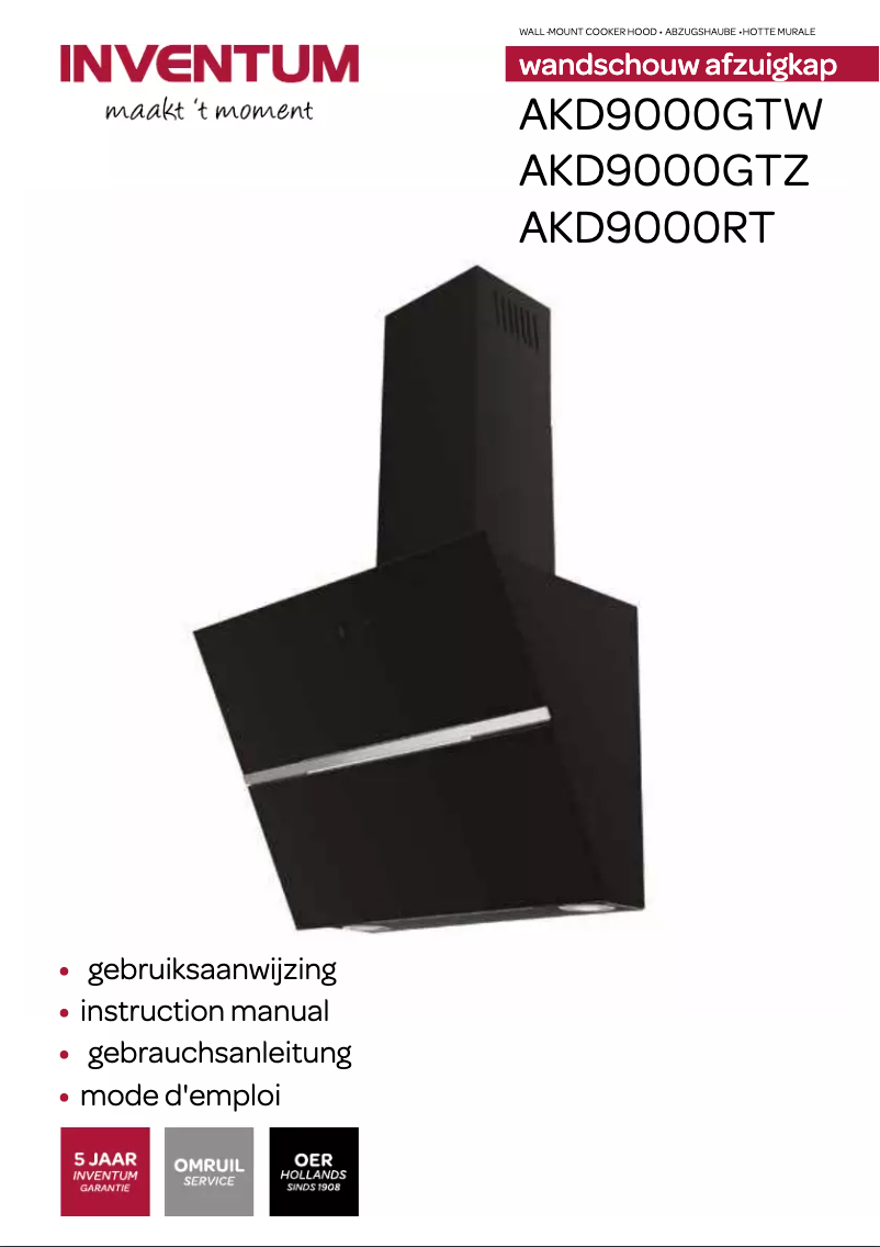 Image de la première page du manuel de l'appareil AKD9000GTW