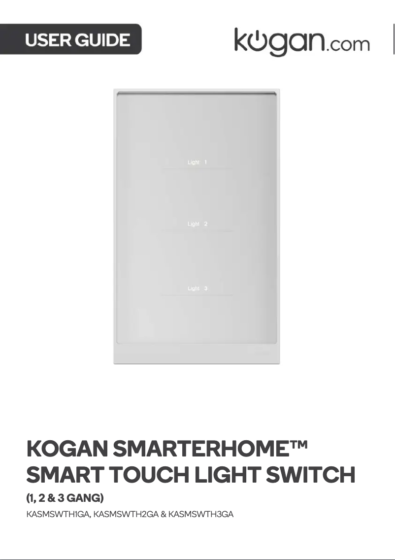 Page 1 de la notice Manuel utilisateur Kogan KASMSWTH3GA