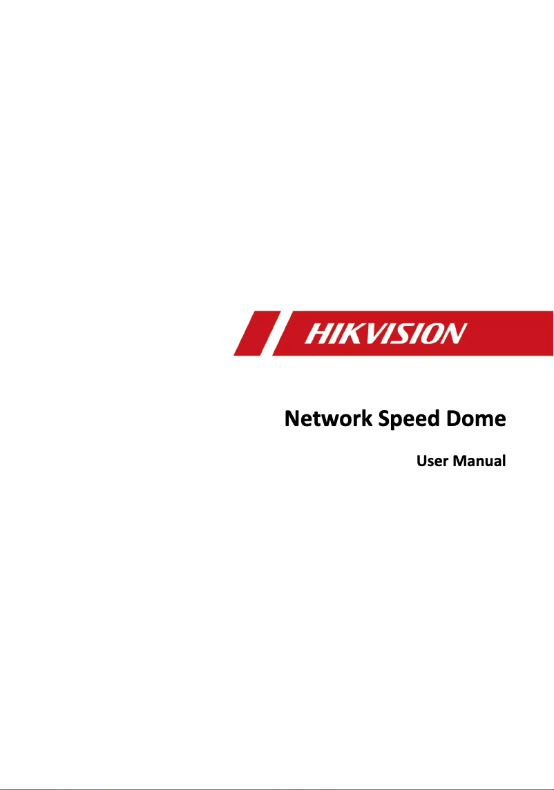 Page 1 de la notice Manuel utilisateur Hikvision DS-2DE7A412MCG-EB