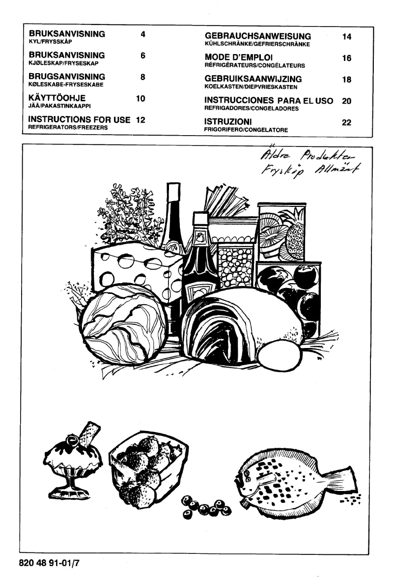 Image de la première page du manuel de l'appareil KF2355