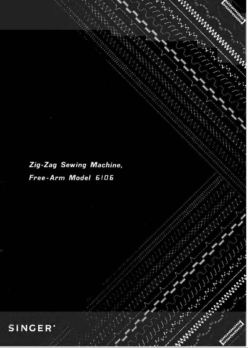Page n°1 - Manuel utilisateur Singer 6106