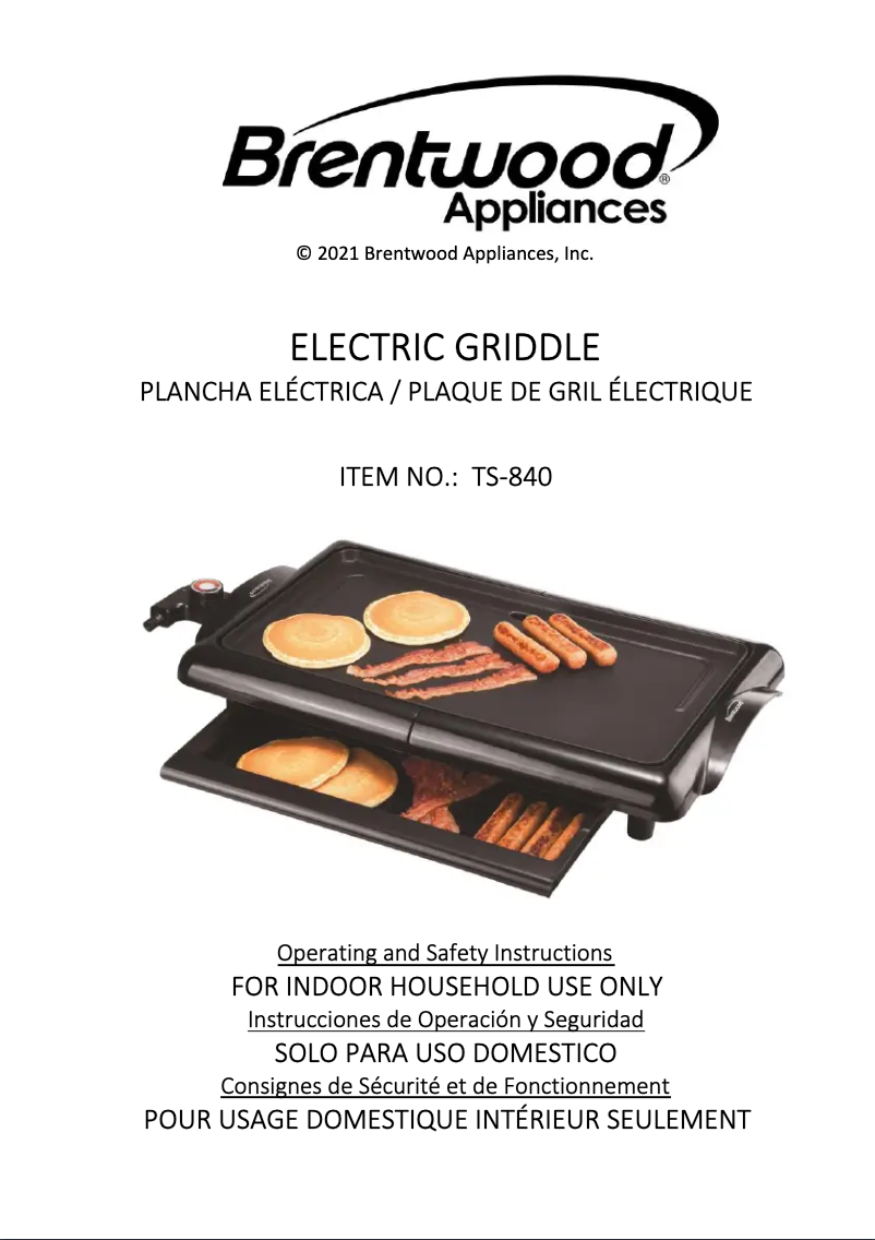Imagen de la primera página del manual del dispositivo TS-840