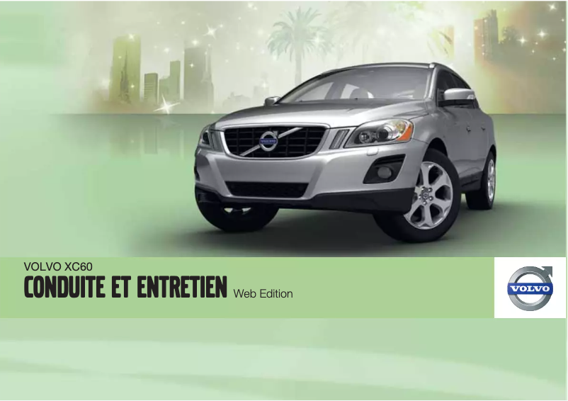 Page 1 de la notice Manuel utilisateur Volvo XC60 (2011)