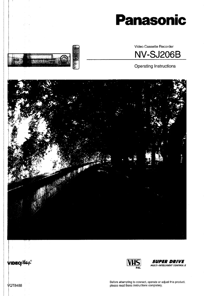 Page n°1 - Manuel utilisateur Panasonic NV-SJ206B