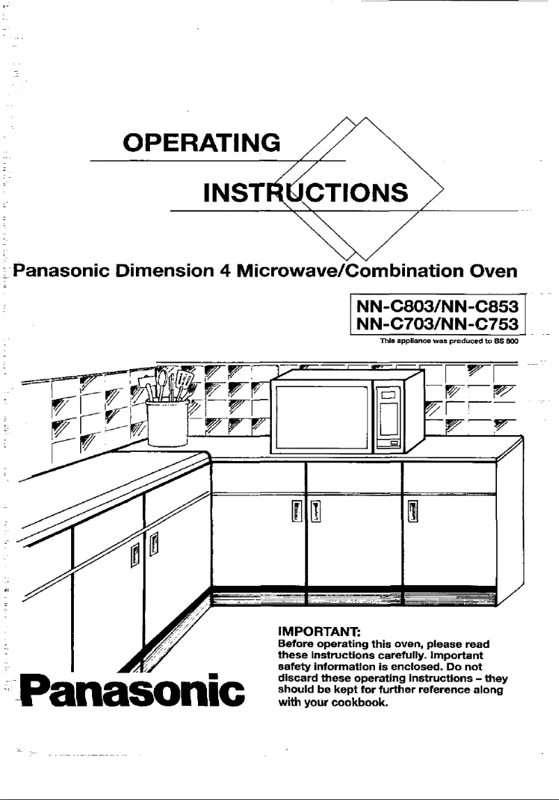 Page 1 de la notice Manuel utilisateur Panasonic NN-C703