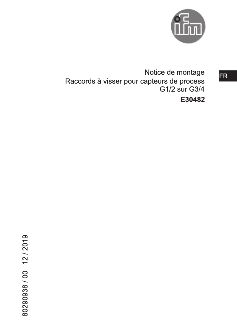 Image de la première page du manuel de l'appareil E30482
