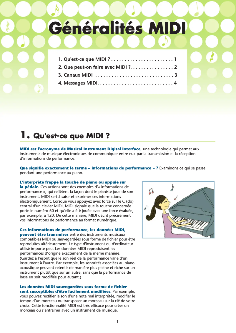 Page n°1 - Manuel utilisateur Yamaha Arius YDP-141