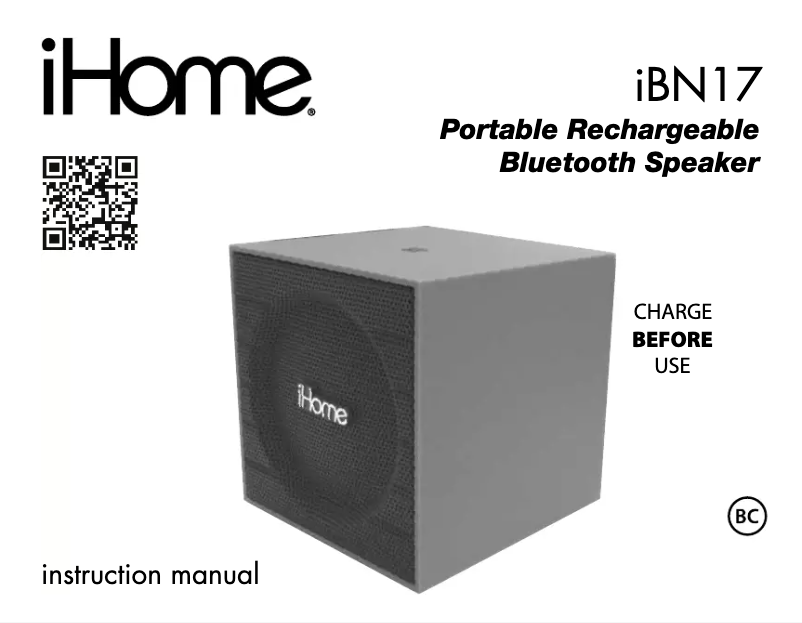 Página 1 del manual Manual de usuario iHome iBN17