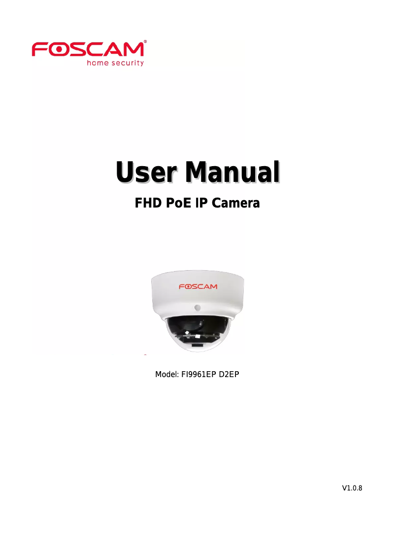 Image de la première page du manuel de l'appareil D2EP