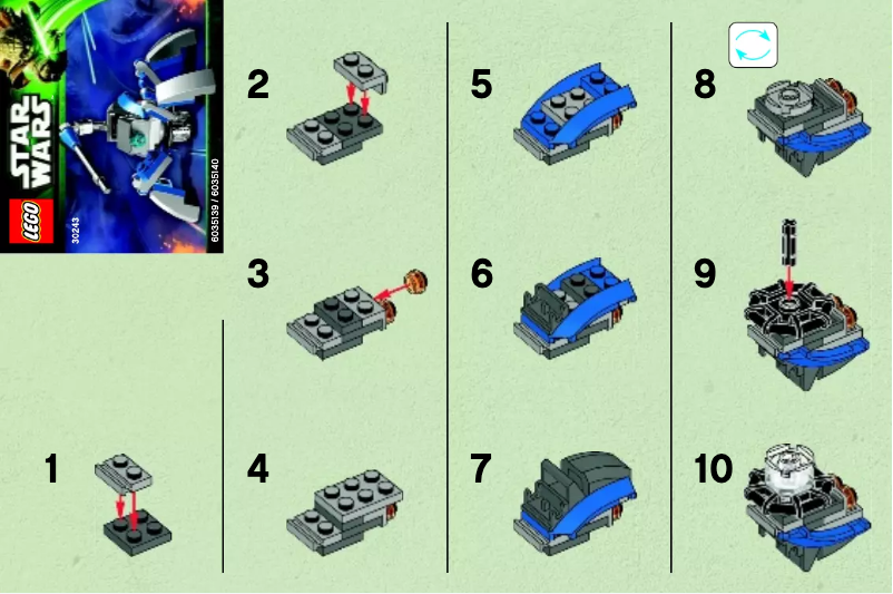 Page 1 de la notice Manuel utilisateur Lego Umbarran MHC[TM] 30243