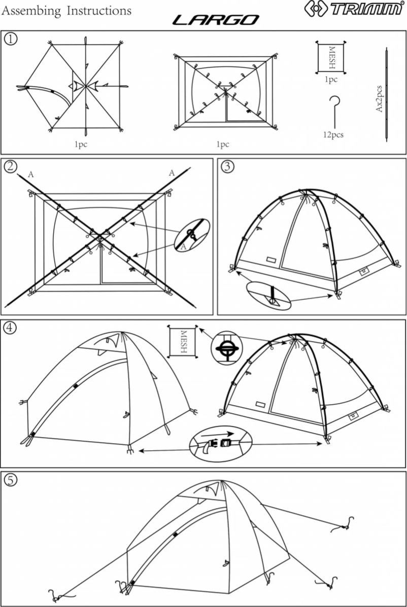 Página 1 del manual Manual de usuario Trimm Largo
