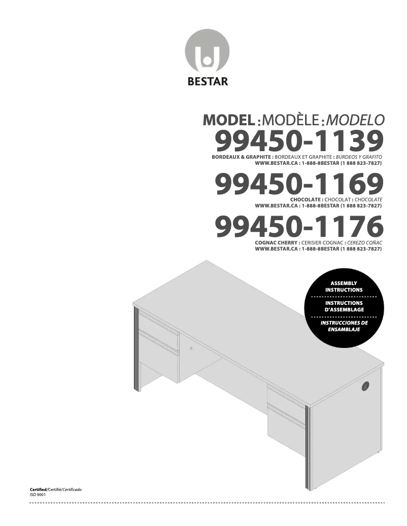 Image de la première page du manuel de l'appareil Prestige + 99450-39