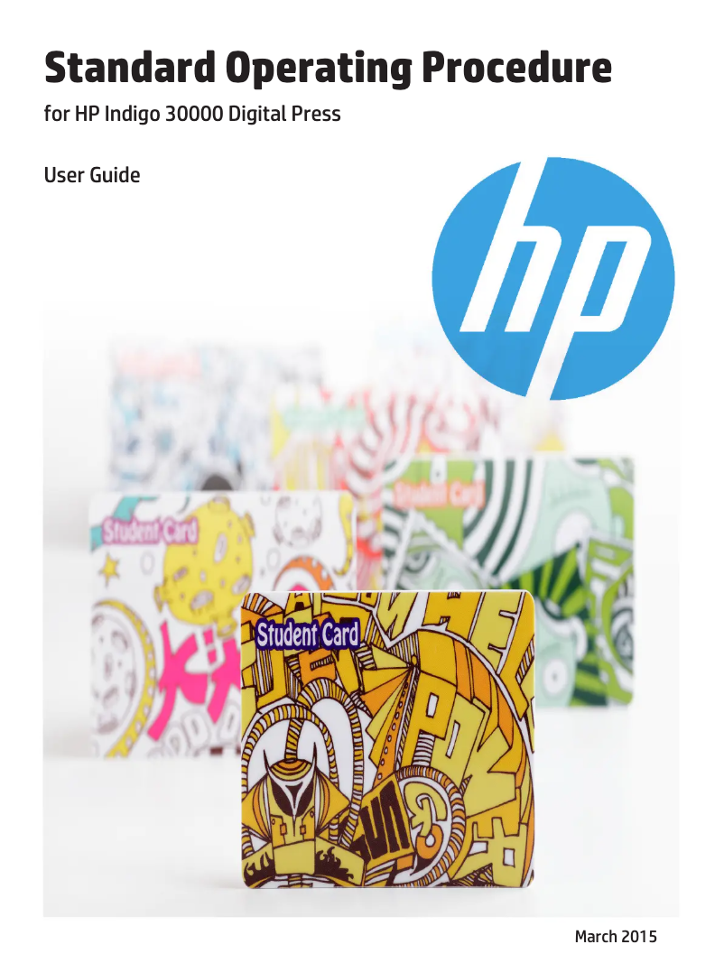 Page 1 de la notice Manuel utilisateur HP Indigo 30000