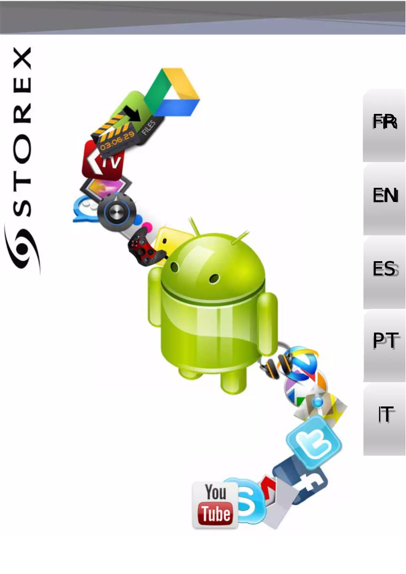 Page 1 de la notice Manuel utilisateur Storex eZee Tab 13Q 10M