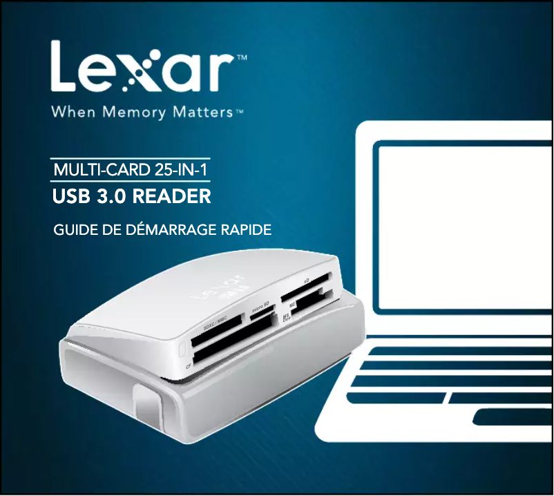 Page n°1 - Manuel utilisateur Lexar LRW025URBEU