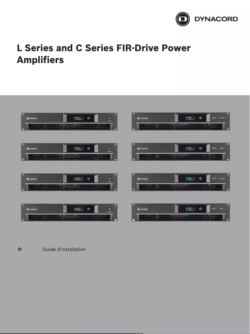 Página 1 del manual Manual de usuario Dynacord L1300FD