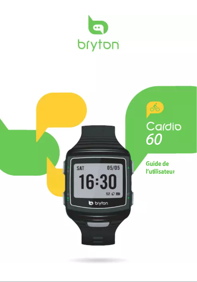 Image de la première page du manuel de l'appareil Cardio 60