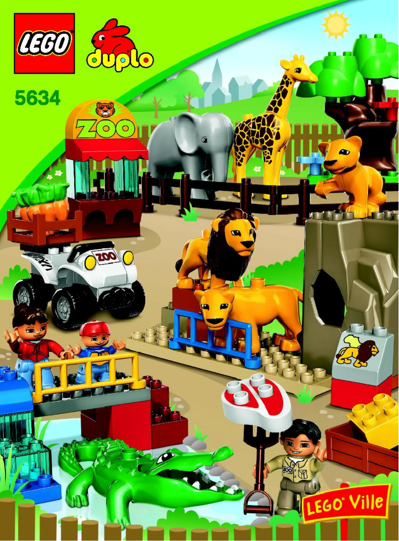 Page n°1 - Manuel utilisateur Lego Duplo 5634