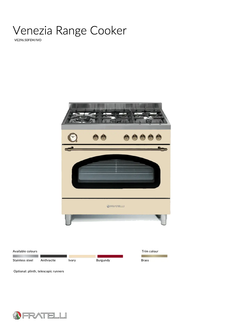 Page n°1 - Fiche technique Fratelli VE29650FEMIVO