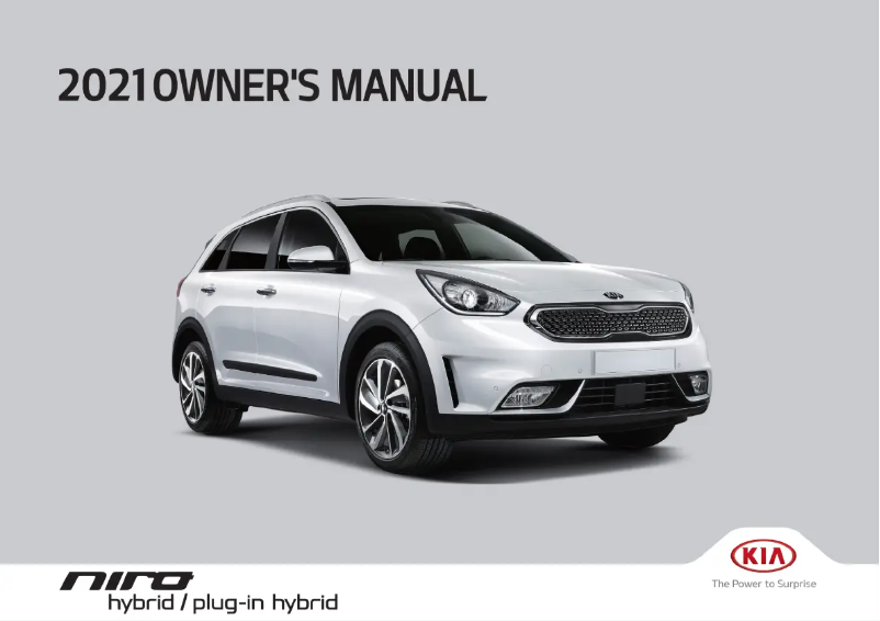 Page 1 de la notice Manuel utilisateur Kia Niro (2021)