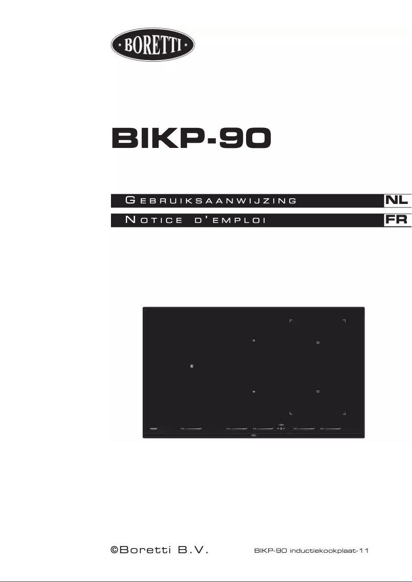 Page n°1 - Manuel utilisateur Boretti BIKP90