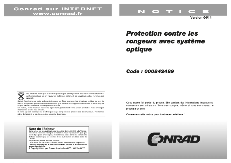 Página 1 del manual Manual de usuario SecoRüt 90125