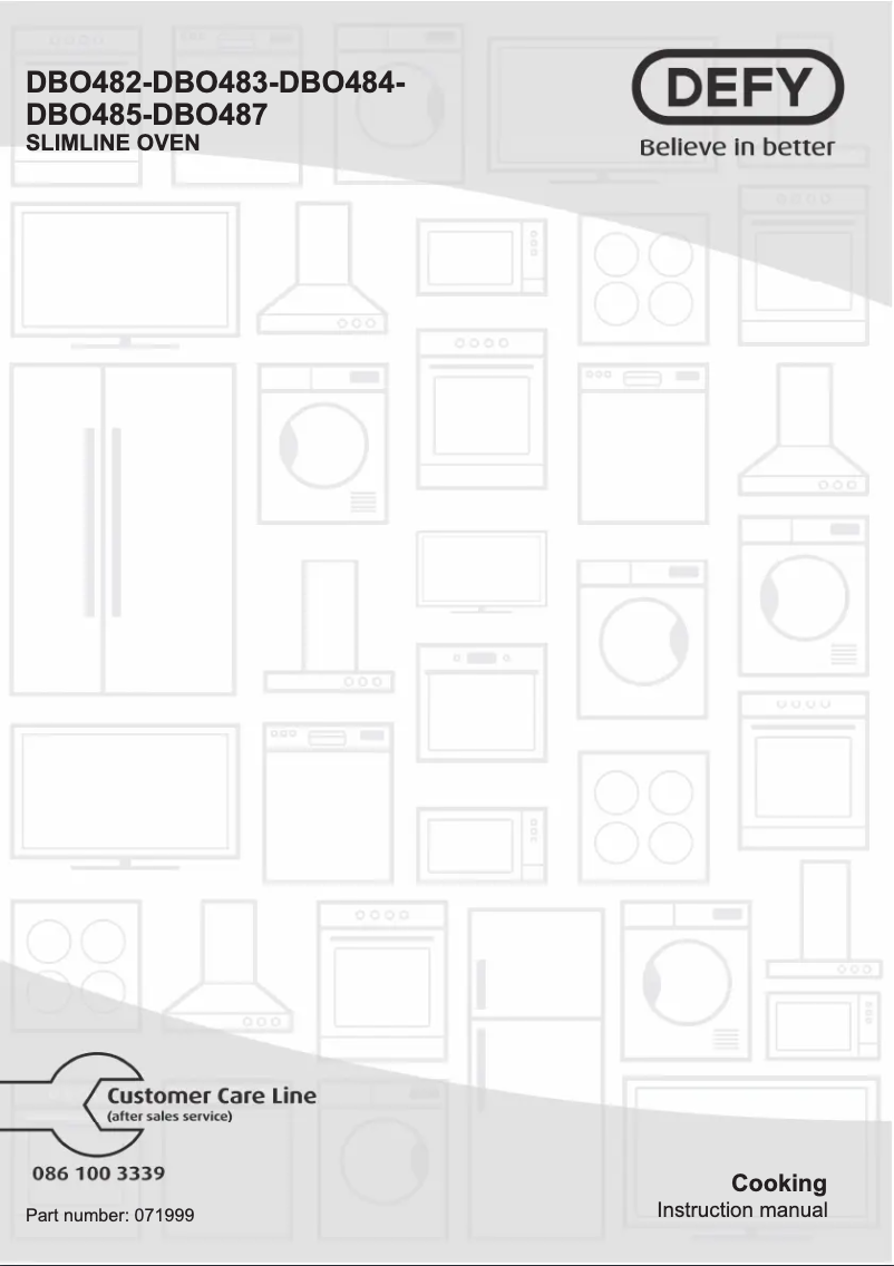 Page 1 de la notice Manuel utilisateur Defy DBO483