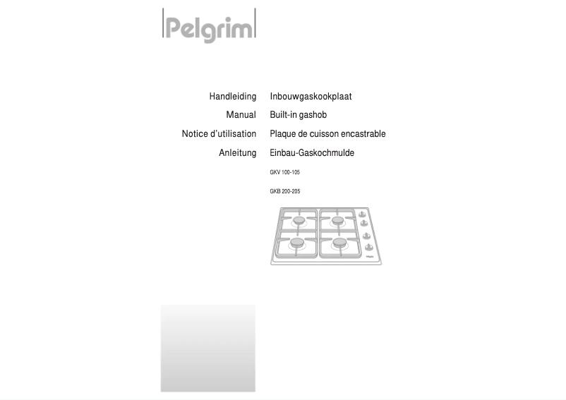 Page n°1 - Manuel utilisateur Pelgrim GKV100