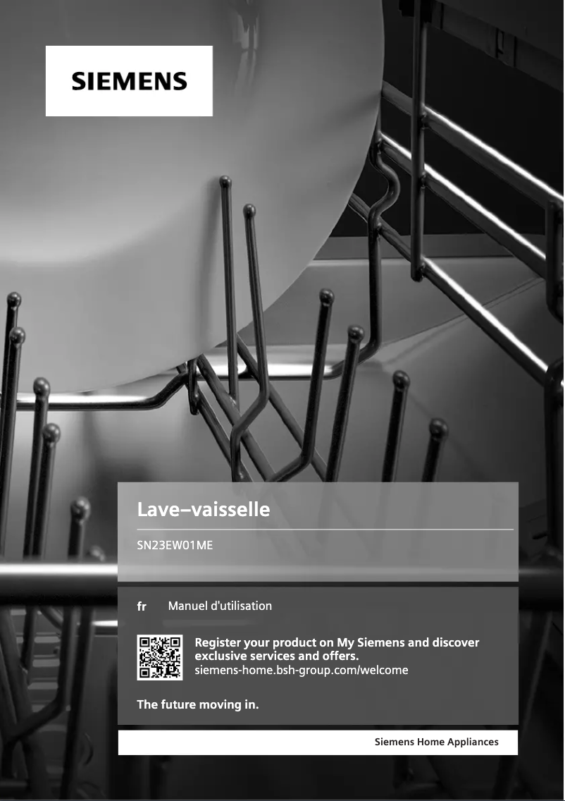 Image de la première page du manuel de l'appareil iQ300 SN23EW01ME