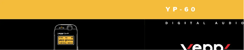 Page 1 de la notice Manuel utilisateur Samsung Yepp Sports