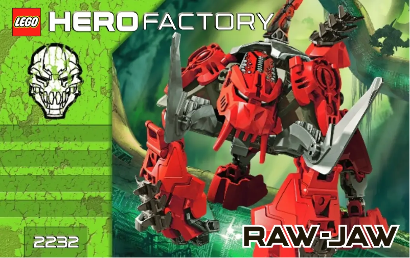 Page n°1 - Manuel utilisateur Lego Raw-Jaw