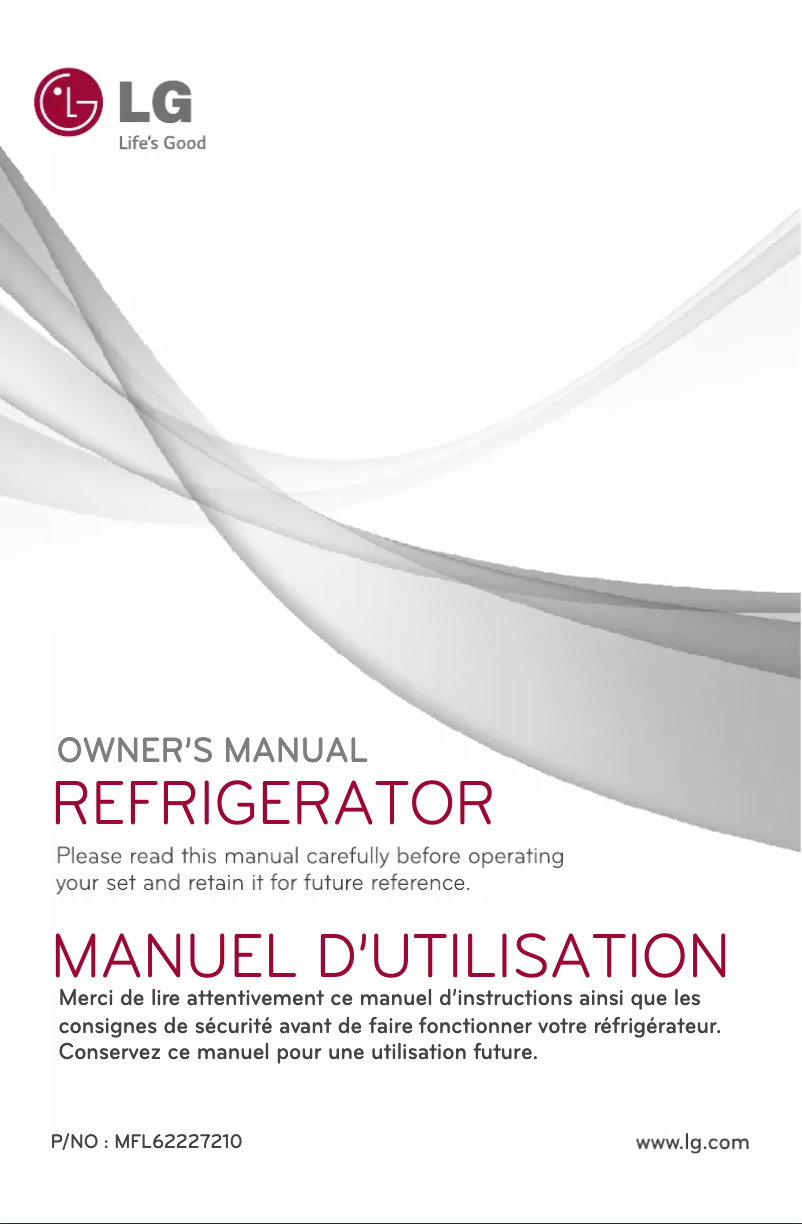 Page 1 de la notice Manuel utilisateur LG GL-M322RLNL