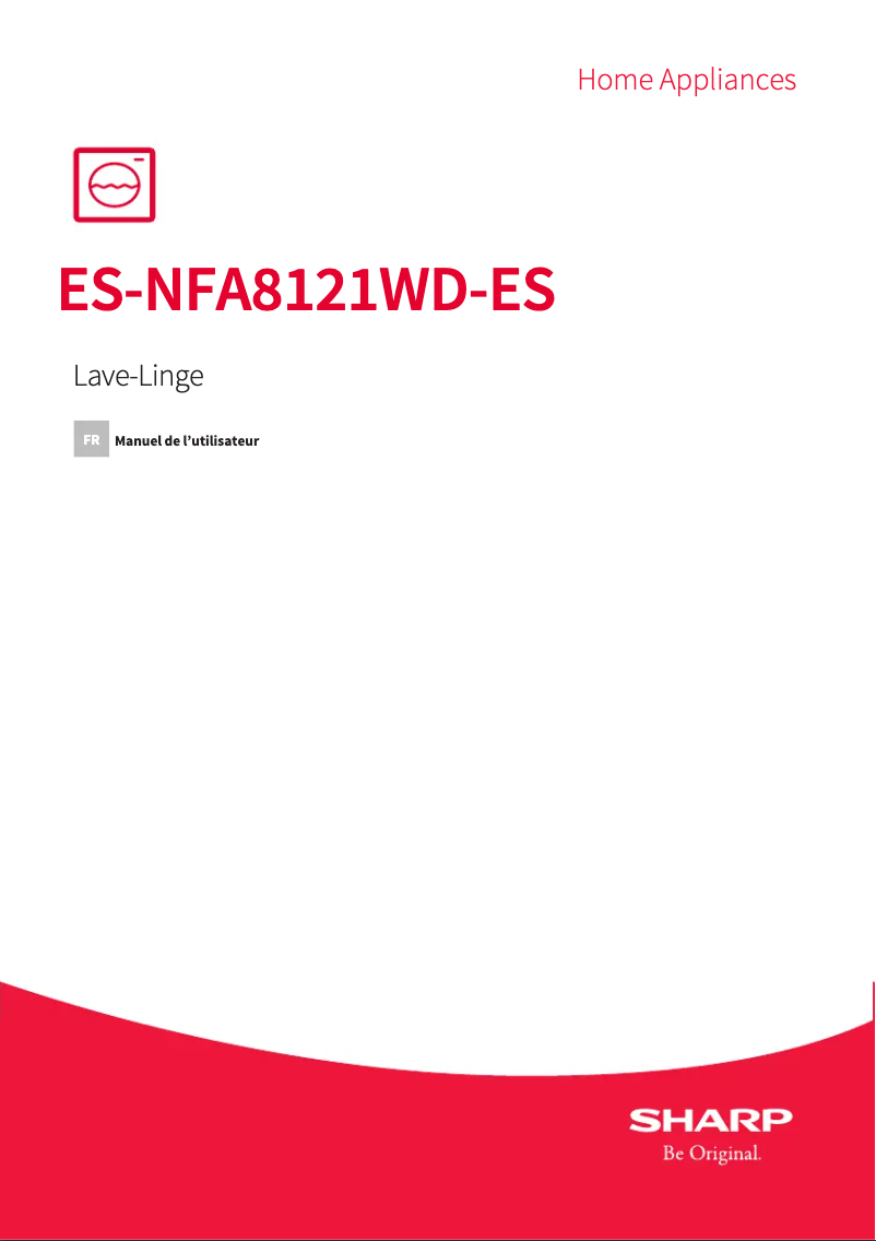 Page n°1 - Manuel utilisateur Sharp ES-NFA8121WD-ES