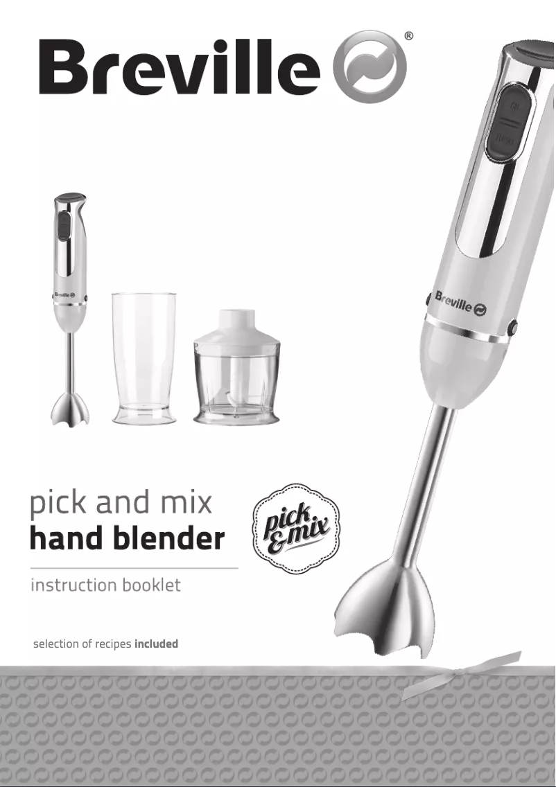Page n°1 - Manuel utilisateur Breville Pick & Mix VHB110
