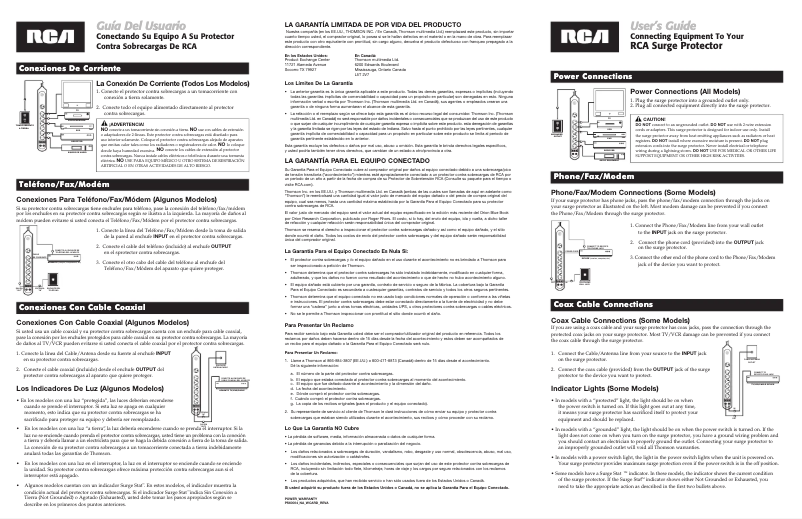 Image de la première page du manuel de l'appareil PS60005B1