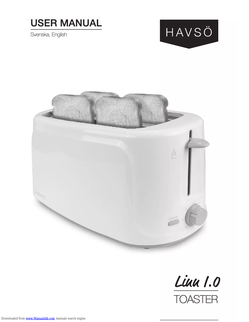 Page 1 de la notice Manuel utilisateur Havsö Linn 1.0