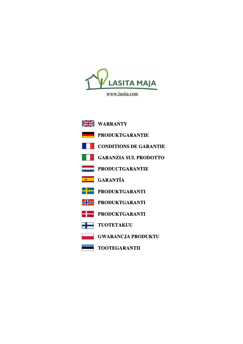 Página 1 del manual Manual de usuario Lasita Maja Colorado