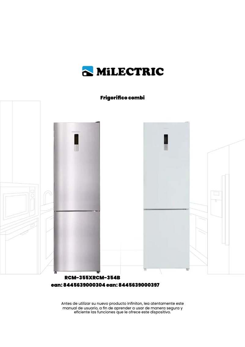 Page 1 de la notice Manuel utilisateur Milectric RCM-354B