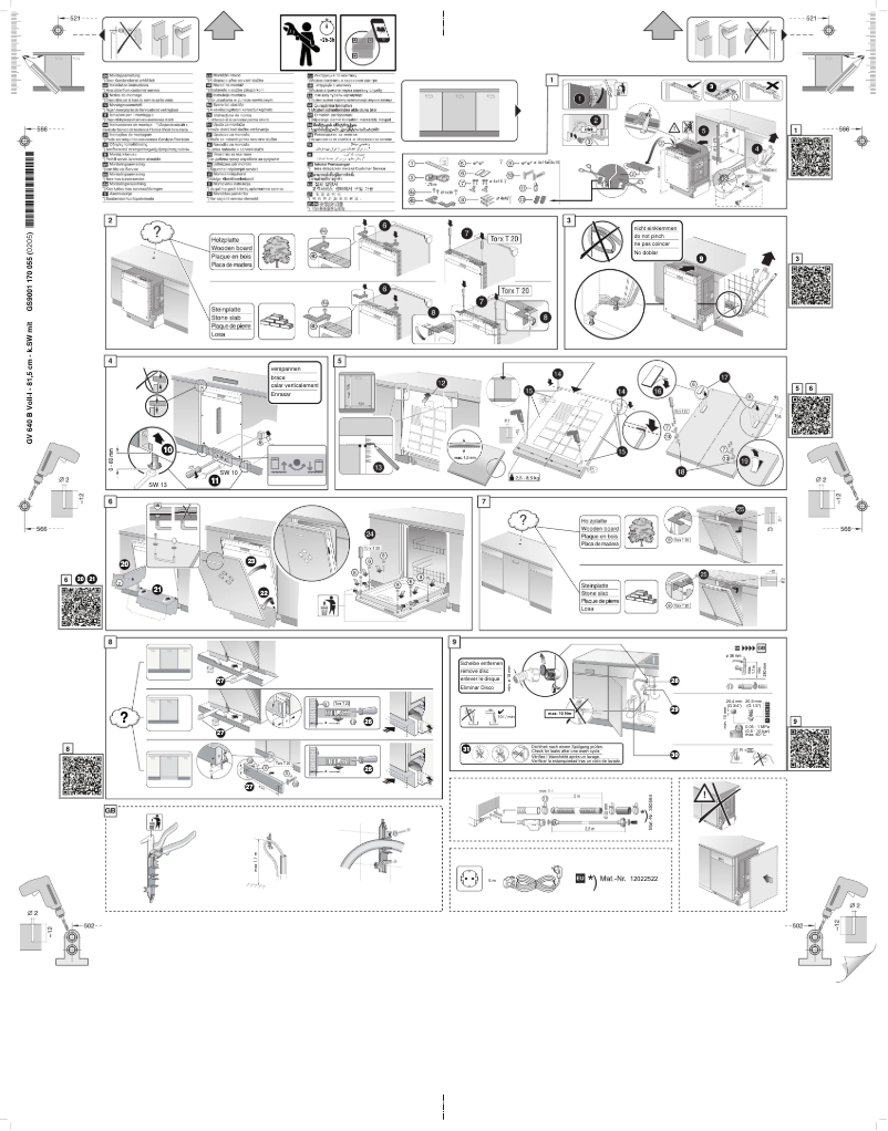 Page n°1 - Manuel utilisateur Siemens SN63H800ME