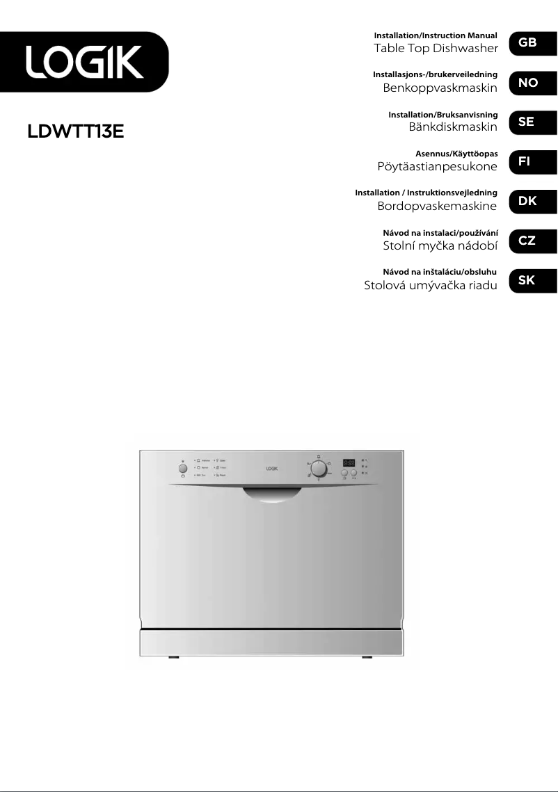 Image de la première page du manuel de l'appareil LDWTT13E