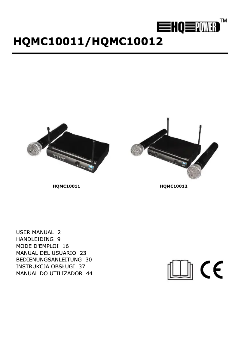 Page n°1 - Manuel utilisateur HQ Power HQMC10011