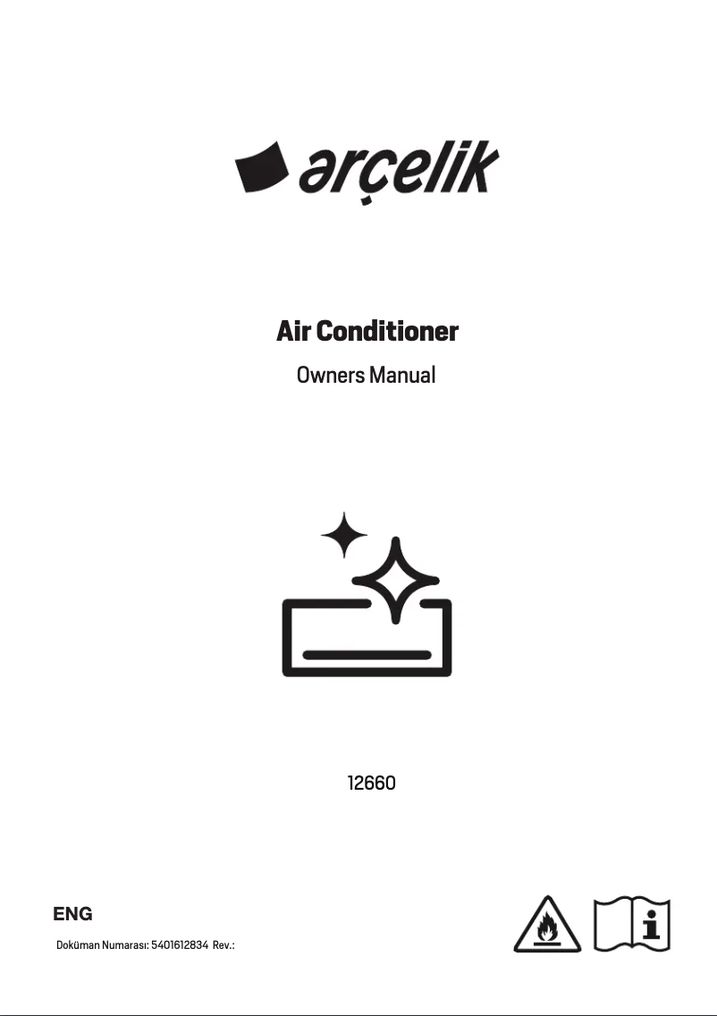 Page 1 de la notice Manuel utilisateur Arçelik 12660