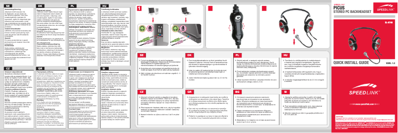 Image de la première page du manuel de l'appareil Picus SL-8748-SBK-01