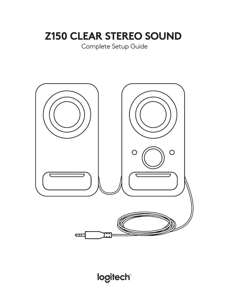 Page n°1 - Manuel utilisateur Logitech Z150